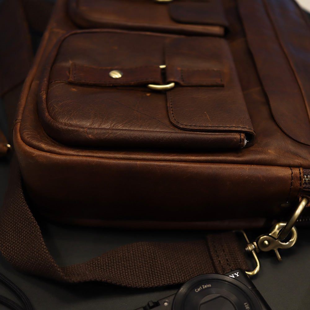 The Courier - Leather Briefcase