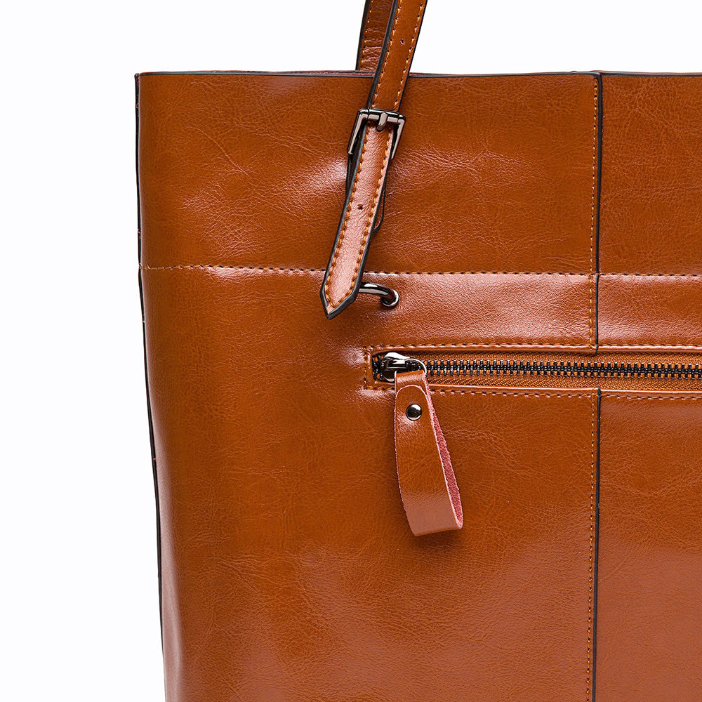 Marseille Classic Leather Tote